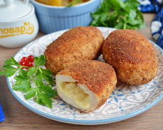 Котлеты с сыром Рокки