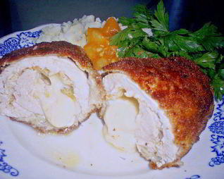 Куриные котлеты по-киевски