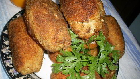 куриные котлеты по-киевски