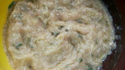 куриные котлеты с кабачком и мятой