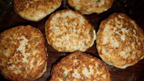 куриные котлеты с кабачком и мятой