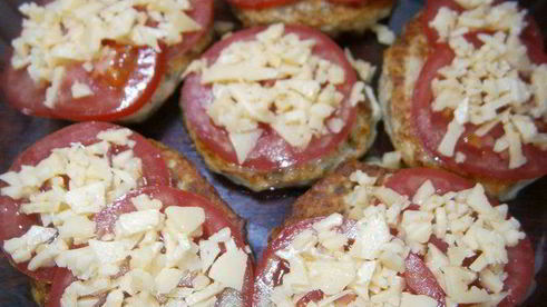 куриные котлеты с кабачком и мятой