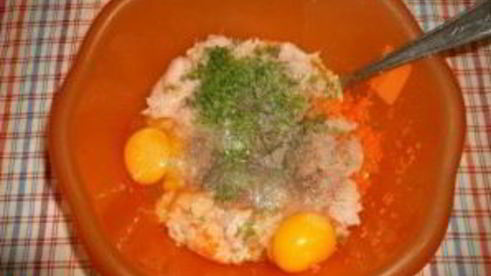 куриные котлеты с морковью