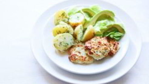 куриные котлеты с творожным сыром