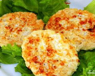 Куриные котлеты с яблоком