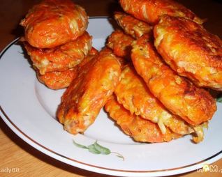 Морковно-куриные котлетки