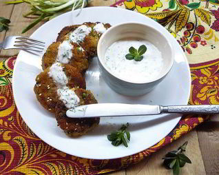 Постные котлеты с кускусом