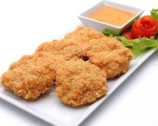 Рыбные котлеты с креветками