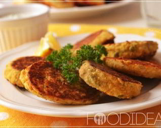 Рыбные котлеты с морковью и сыром