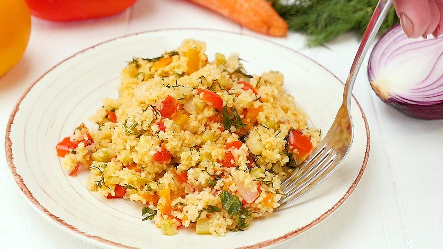 Рецепт кускуса с овощами