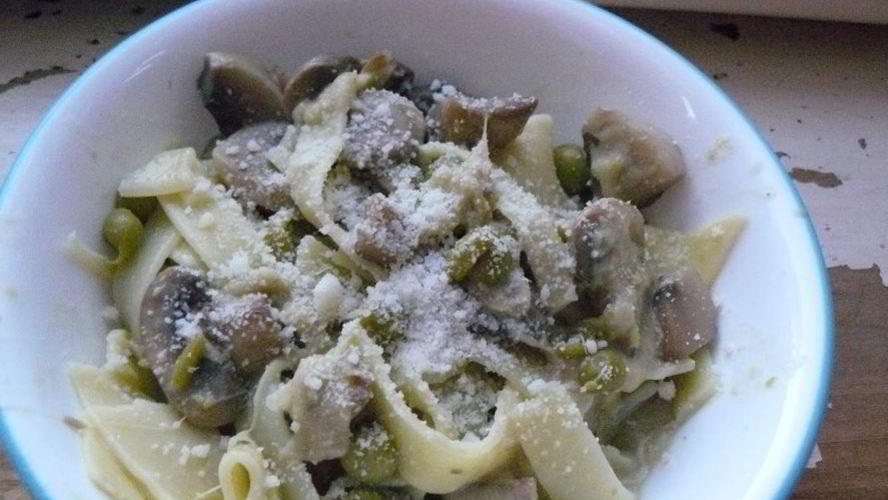 Рецепт лапши с грибами