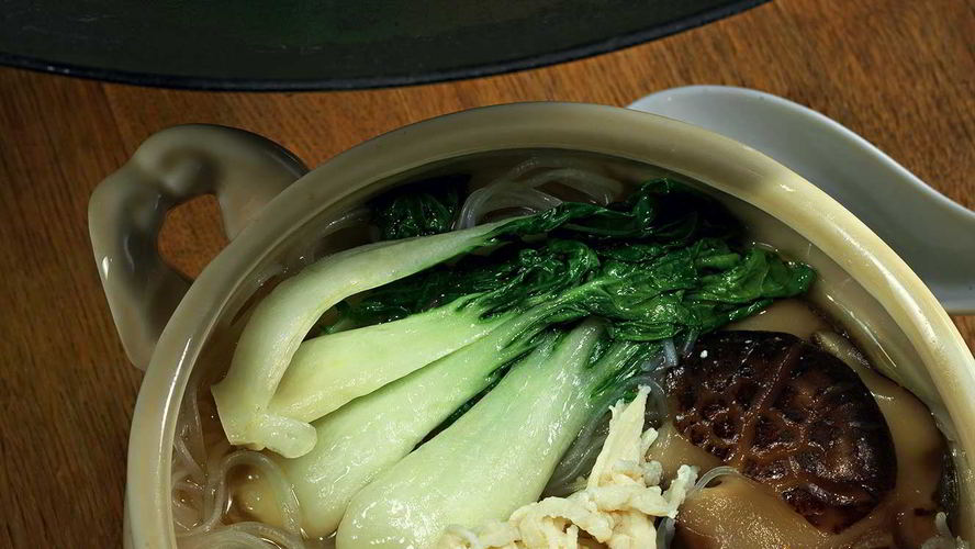 Рецепт лапши с курицей и шиитаке