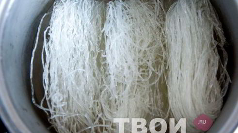 лапша в воке