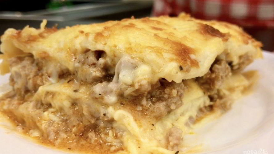 Рецепт домашней лазанья