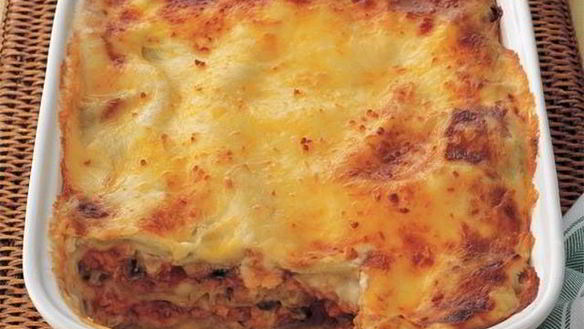 Рецепт Итальянской лазанья с курицей и грибами