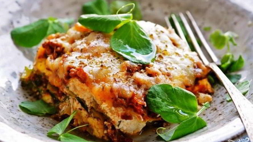 Рецепт капустной лазанья с фаршем