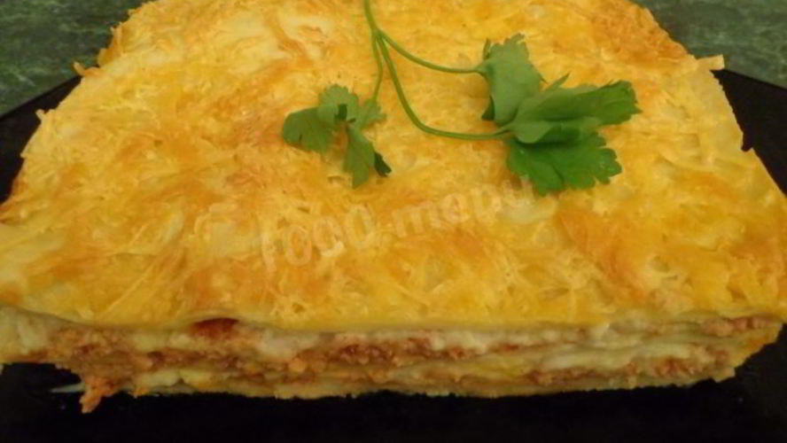 Рецепт лазаний болоньезе