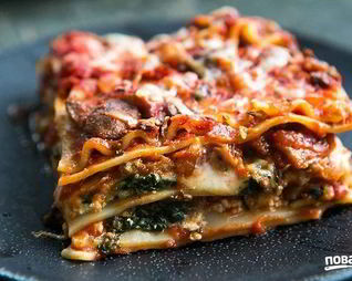 Лазанья грибная