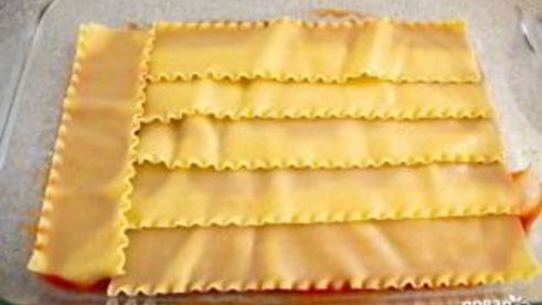 лазанья грибная