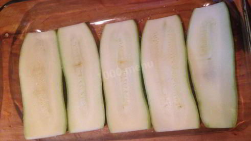 лазанья из кабачков с грибами