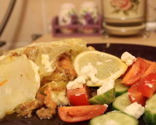 Лазанья из капусты