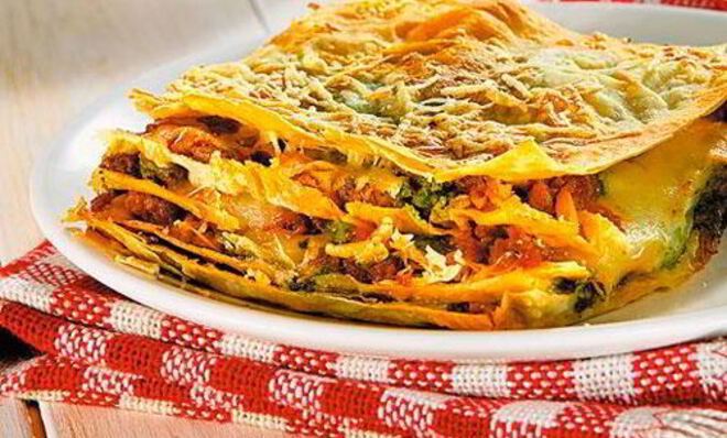 Лазанья из лаваша