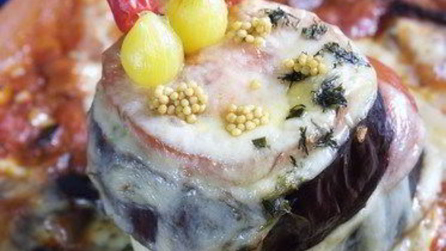 Рецепт лазаний из овощей на гриле и моцареллы