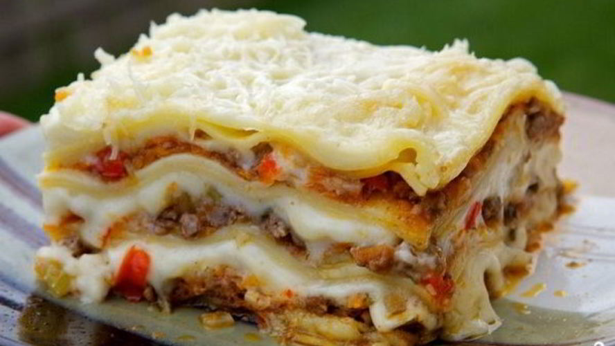 Рецепт лазаний с фаршем и овощами