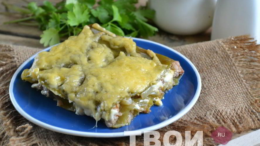 Рецепт лазаний с фаршем в духовке