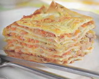 Лазанья с крапивой