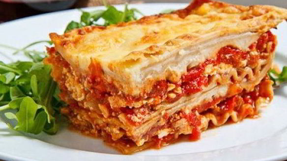 Рецепт Лазаний с курицей и помидорами