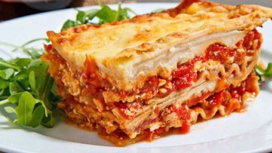 Рецепт лазаний с курицей и помидорами