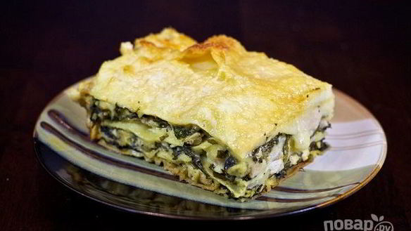 Рецепт Лазаний с курочкой