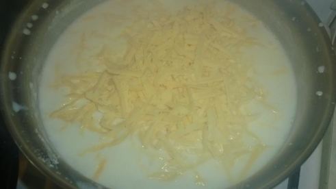 лазанья с опятами