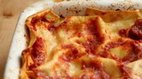 лазанья с помидорами и сыром