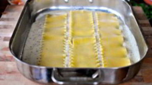 лазанья с творогом и сыром