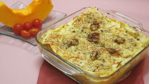 лазанья с тыквой