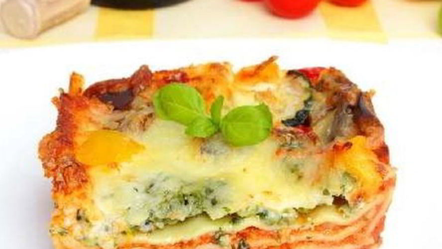 Рецепт лазаний со шпинатом, картофелем и цуккини