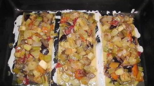 овощная вегетарианская лазанья с кабачками