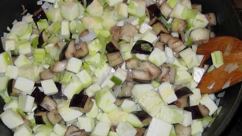 овощная вегетарианская лазанья с кабачками