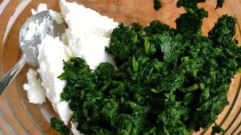 зеленая лазанья