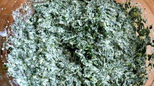 зеленая лазанья