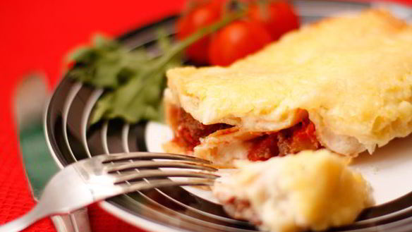 Рецепт Каннеллонь с мясным фаршем