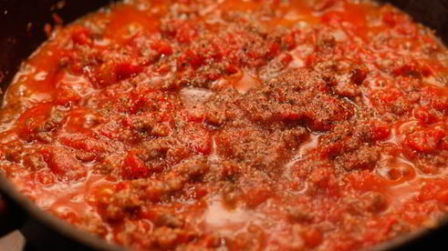 каннеллони с мясным фаршем