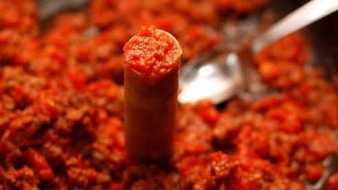 каннеллони с мясным фаршем