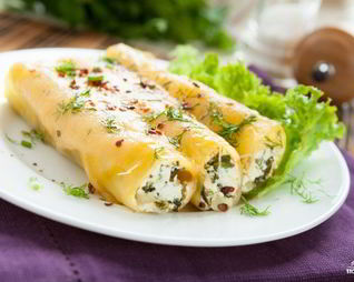 Каннеллони с сыром