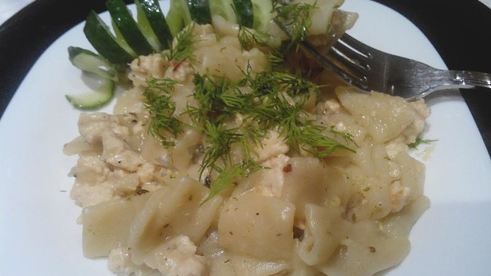 макароны с фаршем в мультиварке