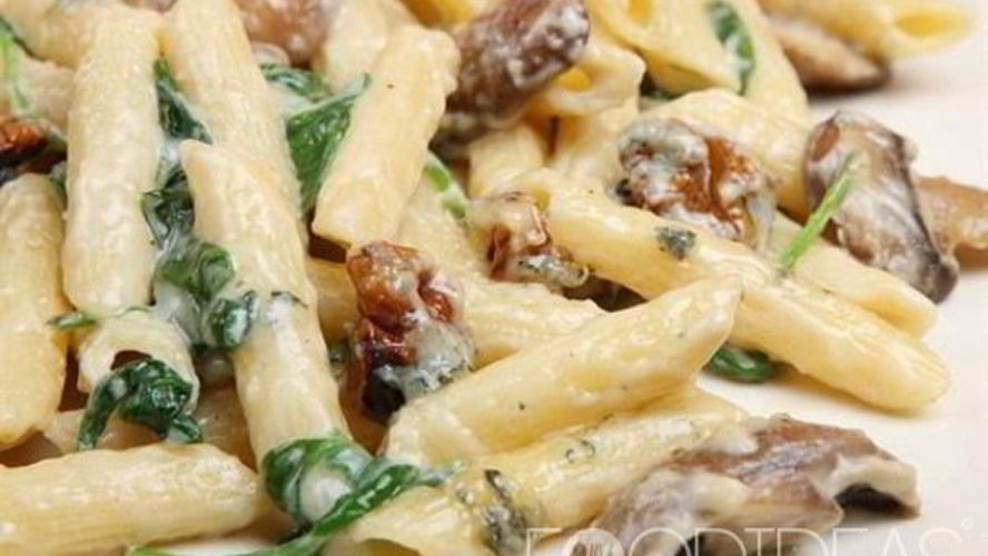 Рецепт макарон с грибами
