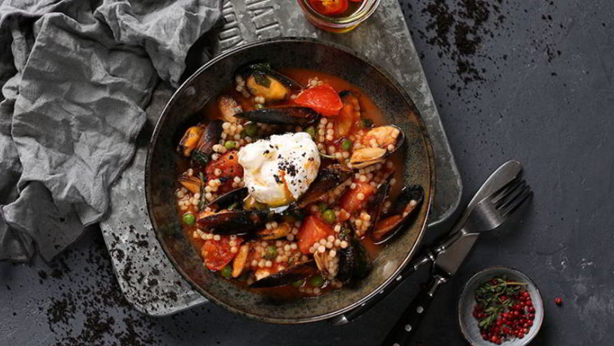 Рецепт пасты фрегола маринара