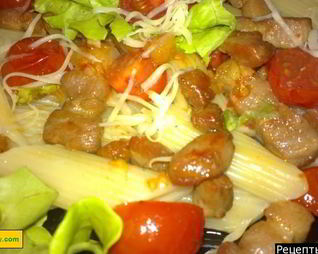 Паста с беконом